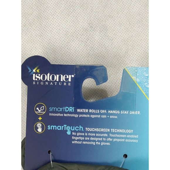 Isotoner Smart Dri Fleece Lined Gloves Large - Picture 6 of 11